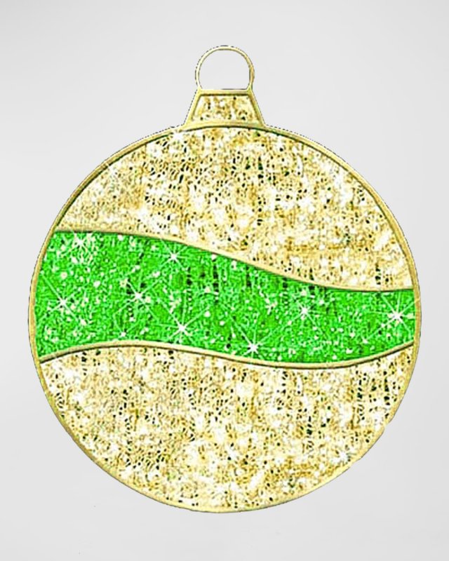 2D Ornament Outdoor Christmas Decoration with LED Lights, 60"